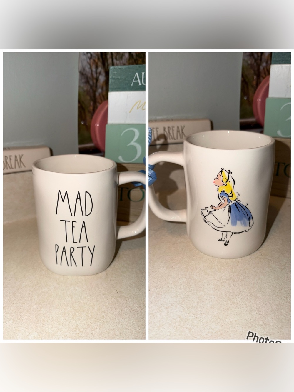 Rae dunn Alice in wonderland mad tea party